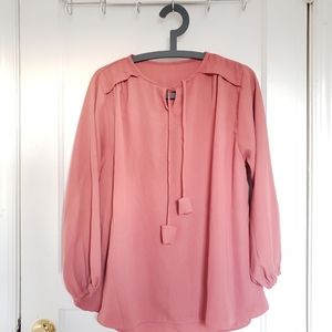 Coral Pink Blouse